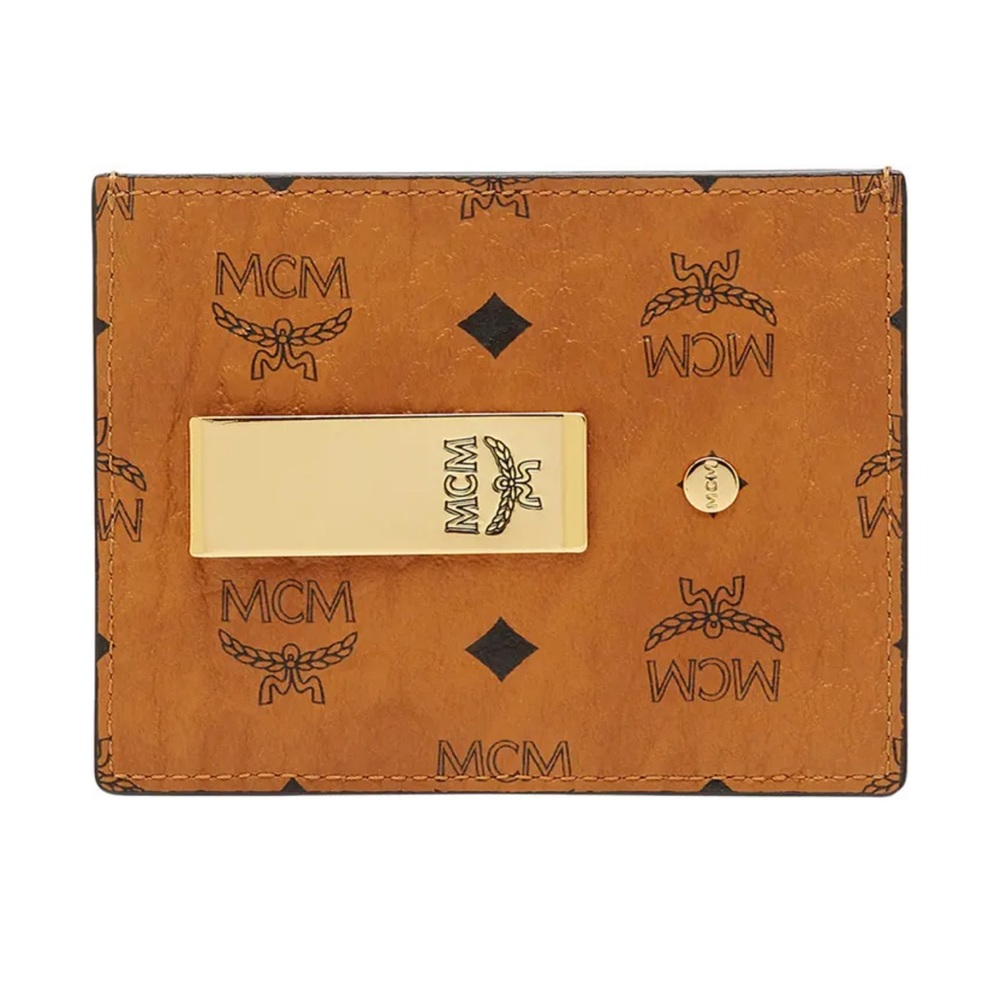 SOLDDDD. Mini Visetos Canvas Card Case with Money Clip